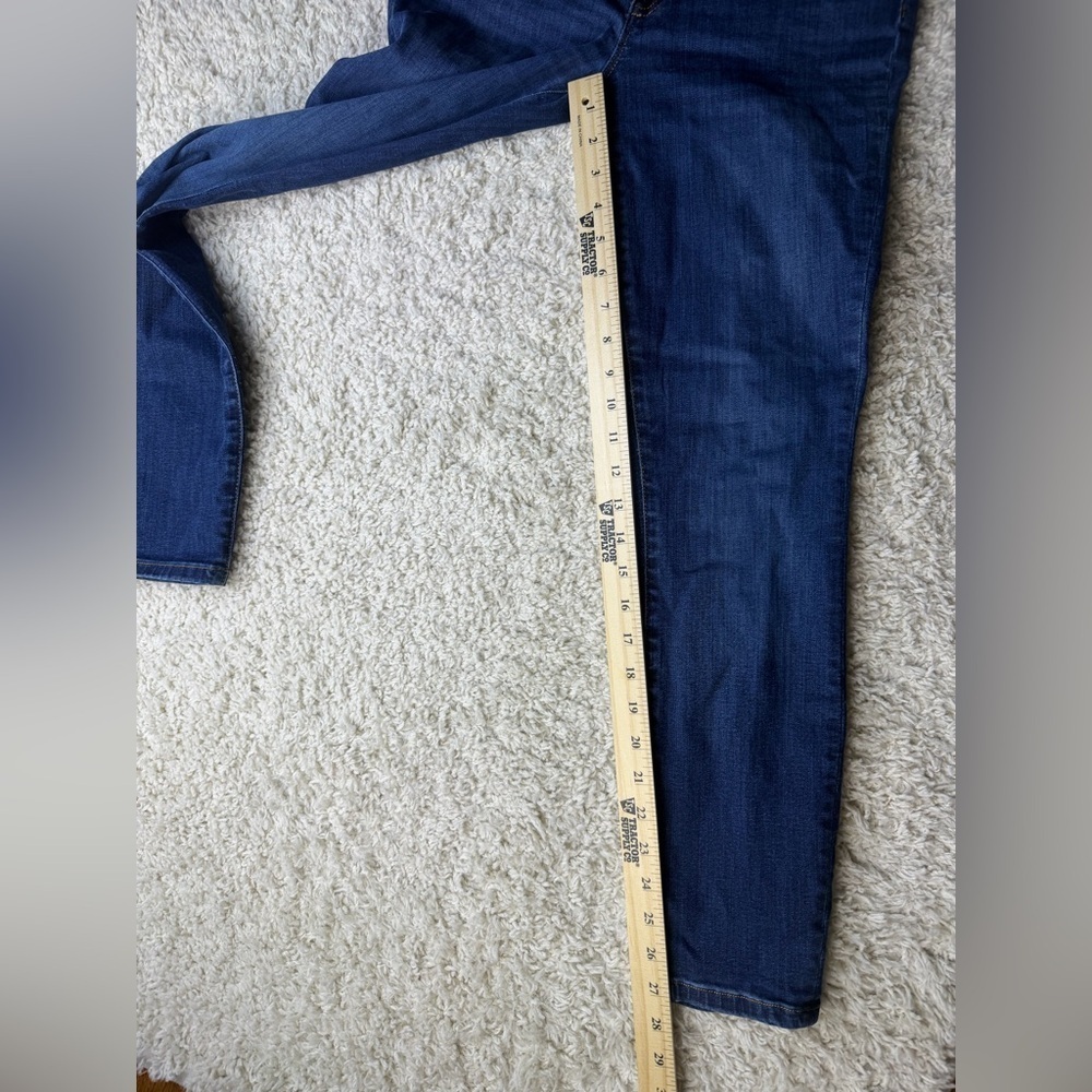 Women’s 4 Tommy Hilfiger Dark Blue Skinny Jeans GUC - Picture 4 of 7